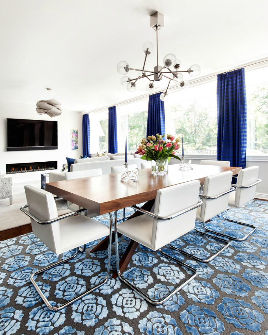 25 Ideas To Add Blue To Your Dining Room Decor