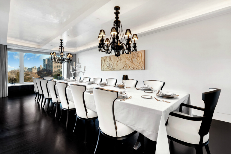 A closer look at Luxury Penthouse Dining Room Tables