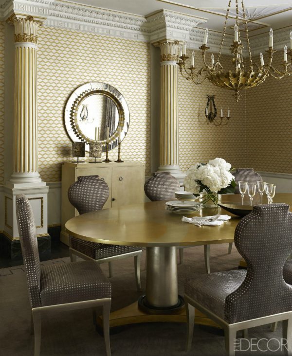 10 Dining Room Sets With Smashing Gold Appointments – Dining Room Ideas