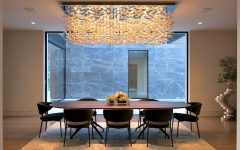 Dining Room Sets with Breathtaking Lighting Pieces