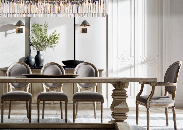 The Most Sophisticated Dining Room Furniture By Restoration Hardware ...