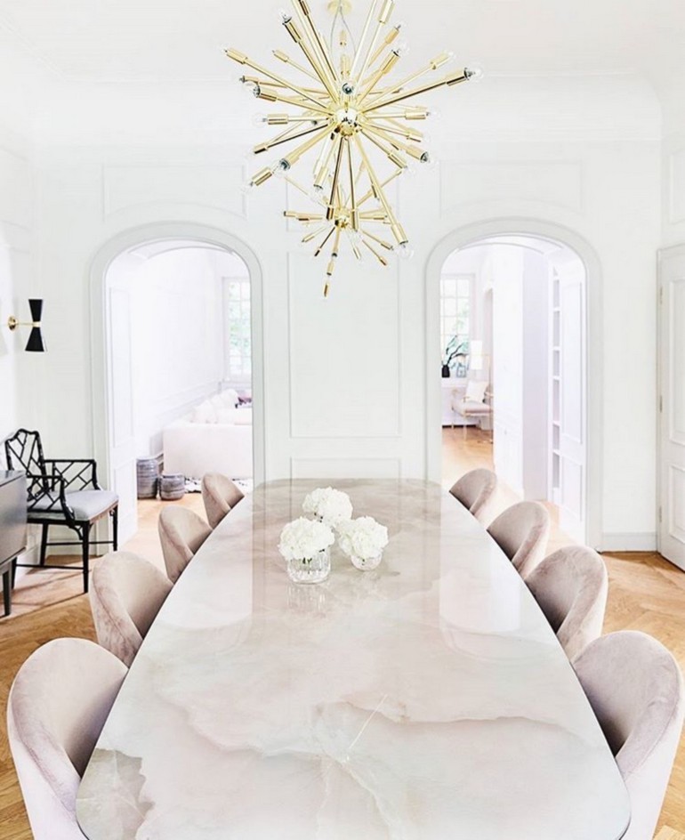 Real Marble Dining Room Table At Donald Peterson Blog