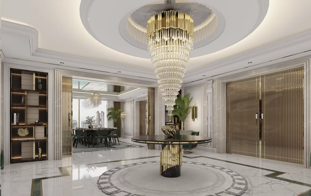 The Epitome of Luxury? XL Chandeliers in Palatial Dining Rooms